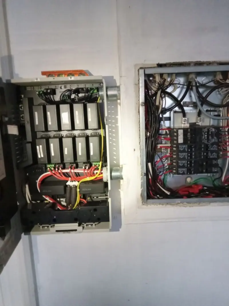 Electrical panel upgrade completed for Security Camera Wiring in Soledad